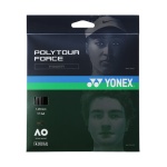 Yonex Tennissaite Poly Tour Force (Haltbarkeit+Power) schwarz 12m Set